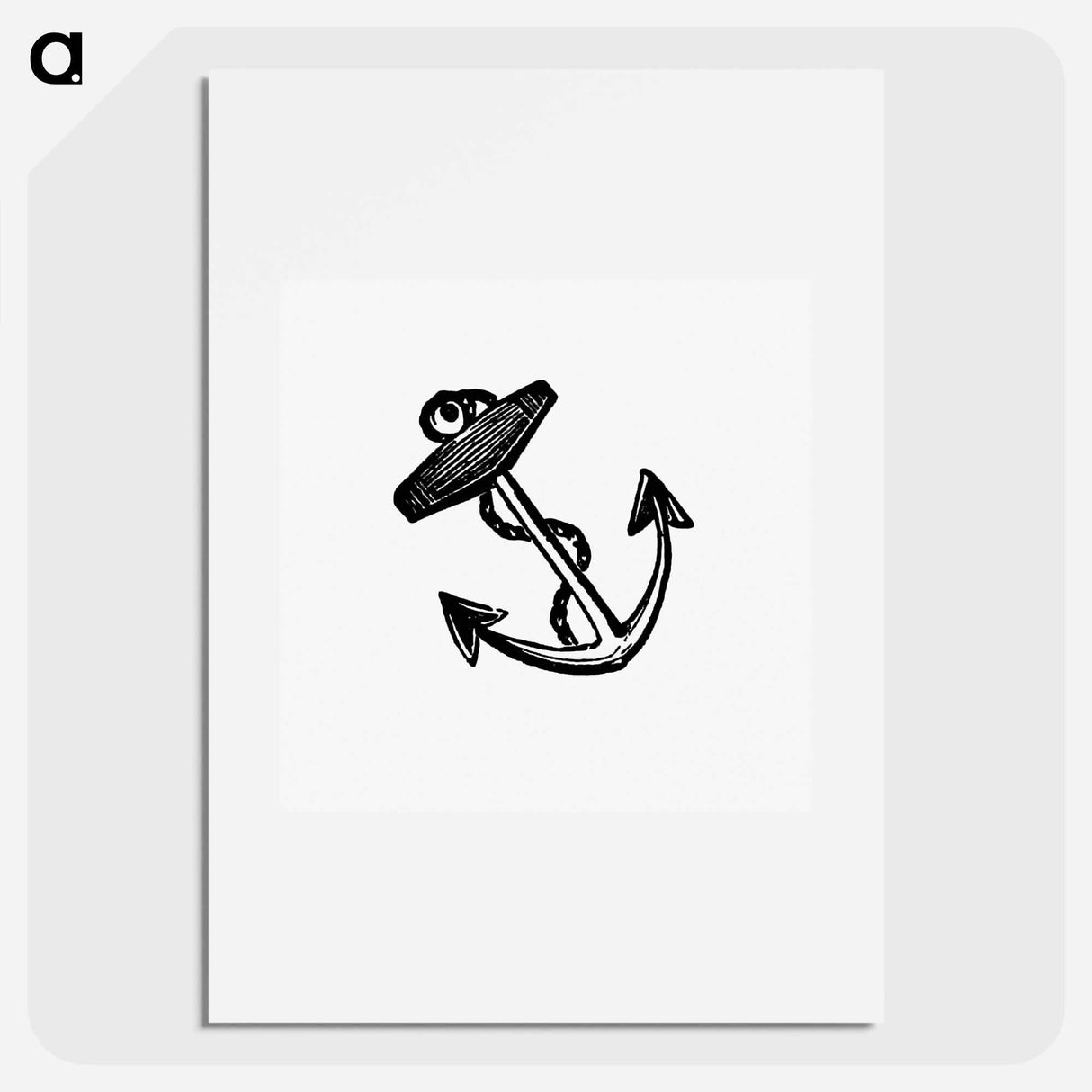 アートポスター-Anchor Engraving from Real Sailor-Songs
 - 大英図書館 Poster.