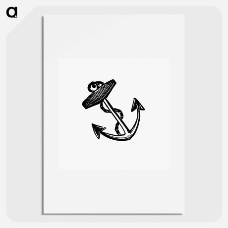 アートポスター-Anchor Engraving from Real Sailor-Songs
 - 大英図書館 Poster.