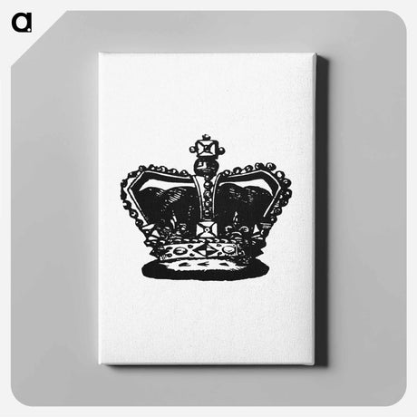 アートパネル-Victorian Crown, after the British Library Original
 - 大英図書館 Canvas.