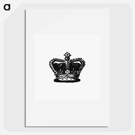 アートポスター-Victorian Crown, after the British Library Original
 - 大英図書館 Poster.