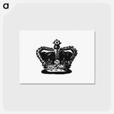 アートポストカード-Victorian Crown, after the British Library Original
 - 大英図書館 Postcard.