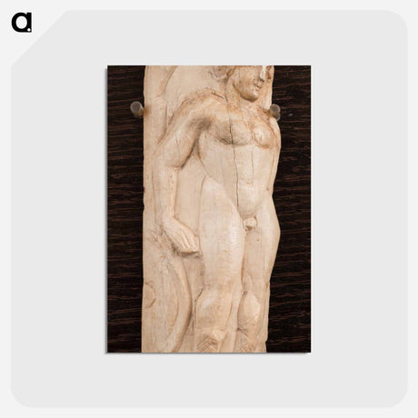 アートポストカード-Heroic Male Nude Warrior
 - バーンズ・コレクション Postcard.