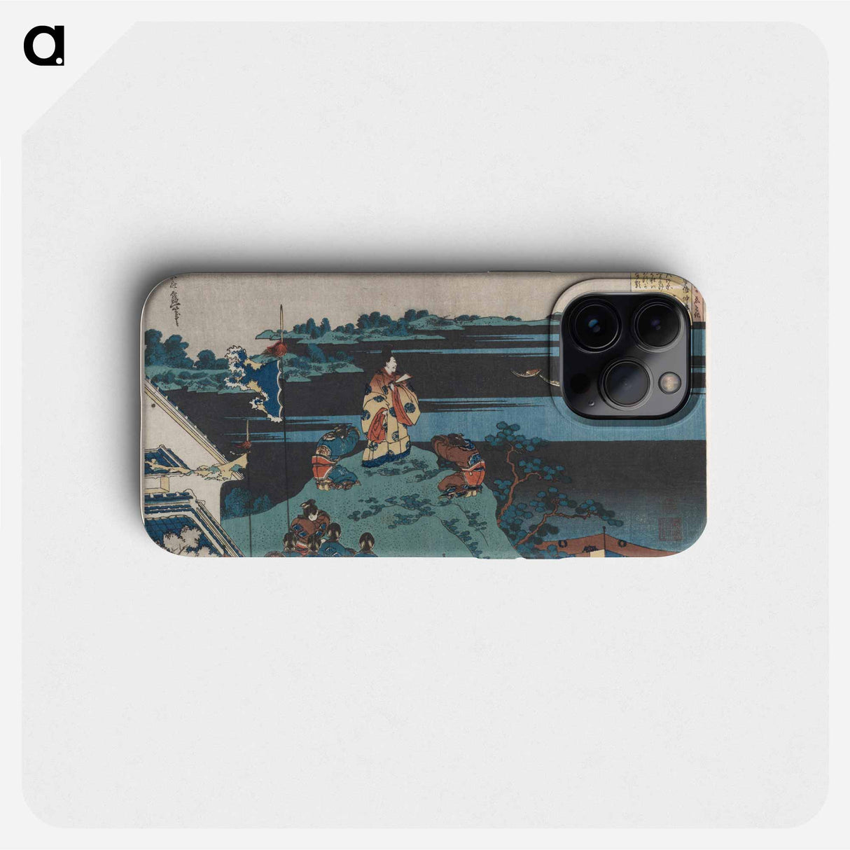 Hokusai's Abe no Nakamaro - Katsushika Hokusai Phone Case.