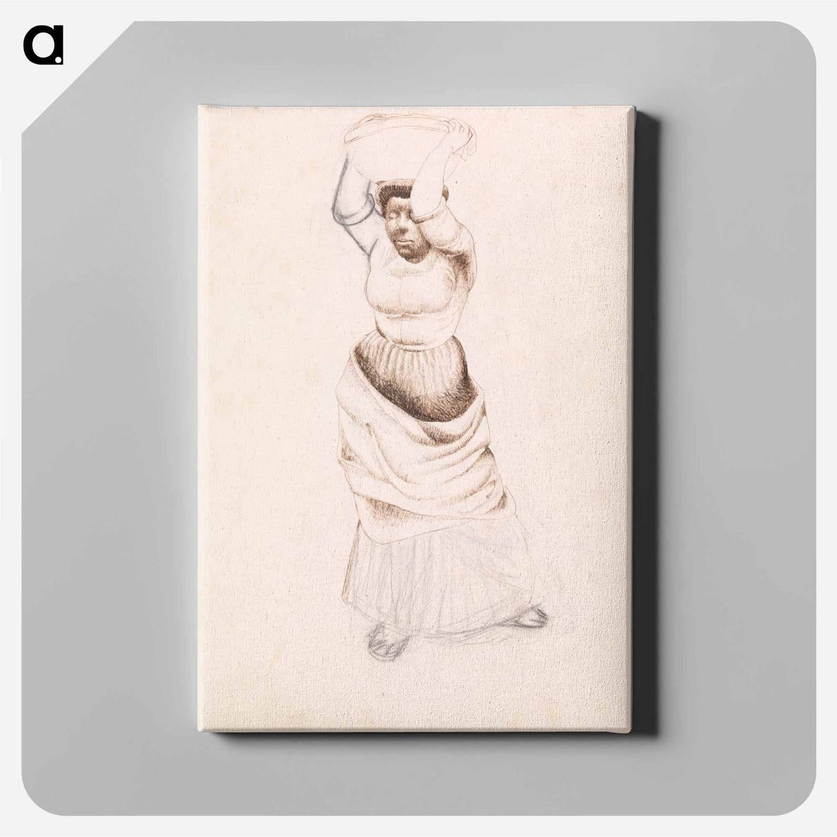 アートパネル-Laundress
 - バーンズ・コレクション Canvas.