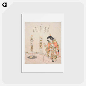 アートポストカード-Shogi koma - 葛飾 北斎 Postcard.