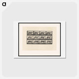 アートポストカード-Lioness Walking
 - エドワード マイブリッジ Postcard.