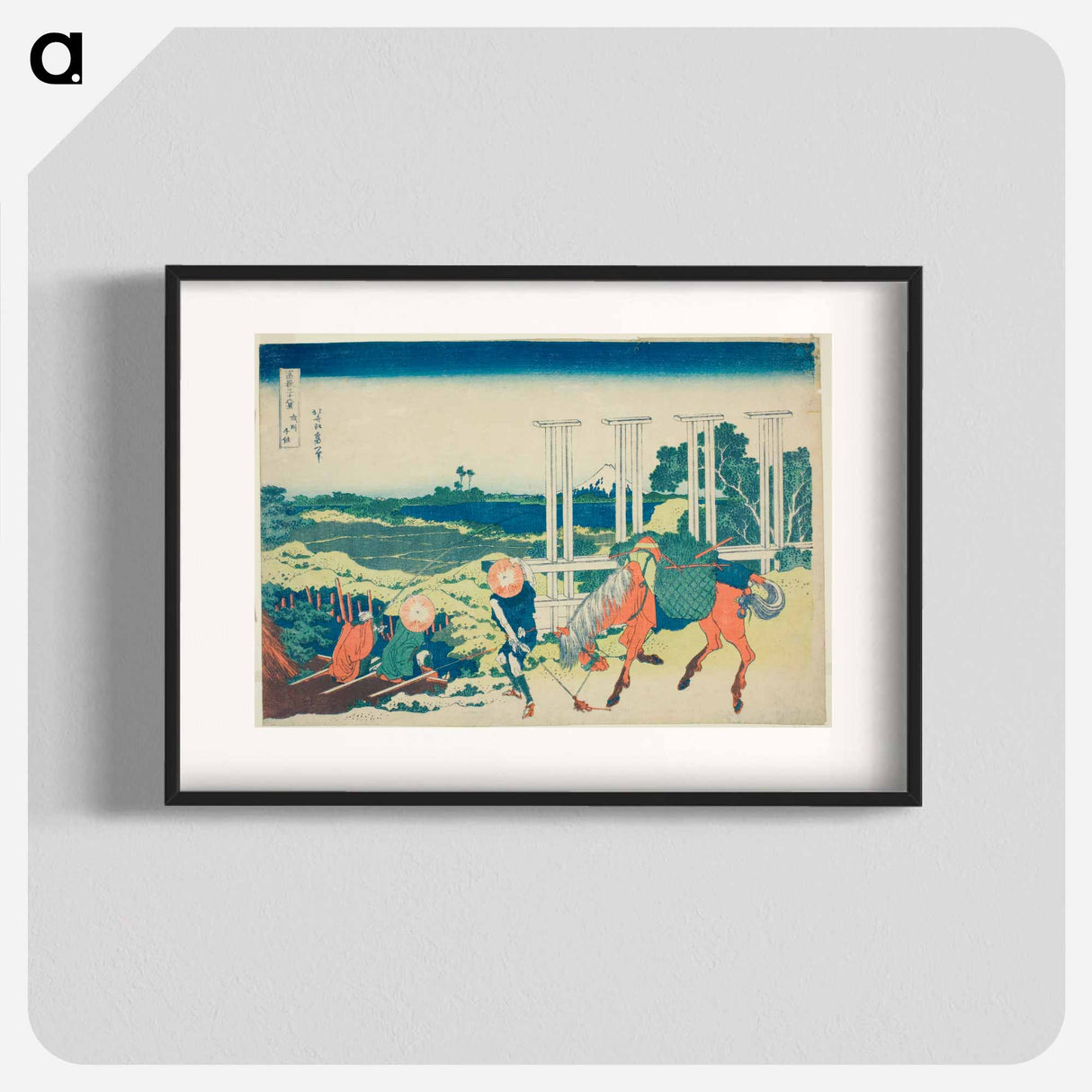 Hokusai's Thirty-six Views of Mount Fuji - Katsushika Hokusai Poster.