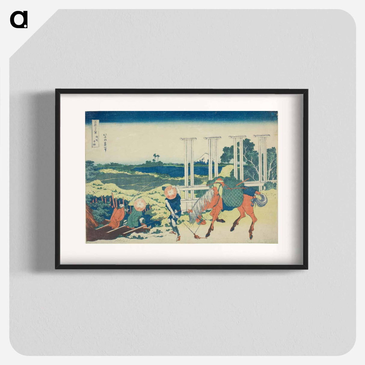 アートポスター-Hokusai's Thirty-six Views of Mount Fuji - 葛飾 北斎 Poster.