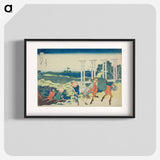 アートポスター-Hokusai's Thirty-six Views of Mount Fuji - 葛飾 北斎 Poster.