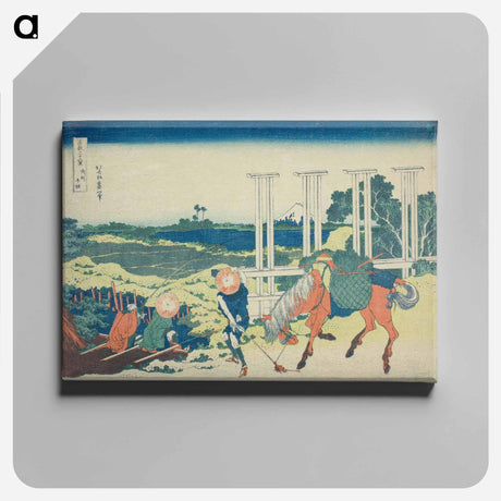 アートパネル-Hokusai's Thirty-six Views of Mount Fuji - 葛飾 北斎 Canvas.