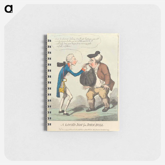アートメモ帳-A Lock'd Jaw for John Bull
 - イェール大学アートギャラリー Memo.