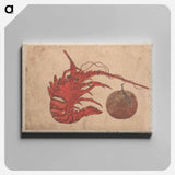 Album of Sketches by Katsushika Hokusai and His Disciples - Katsushika Hokusai Canvas.