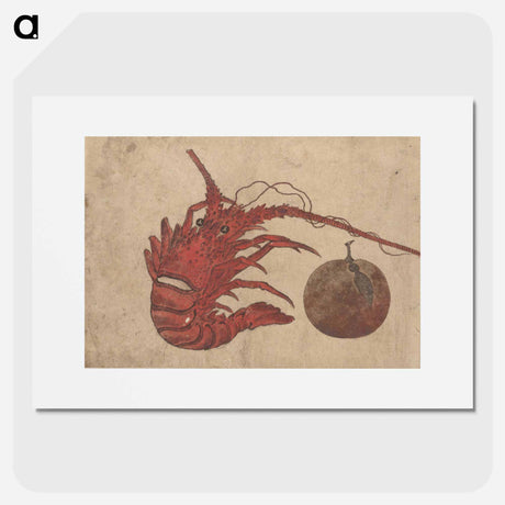 アートポスター-Album of Sketches by Katsushika Hokusai and His Disciples - 葛飾 北斎 Poster.