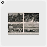 アートポストカード-Guatemalan Coffee Plantation
 - エドワード マイブリッジ Postcard.