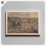 アートパネル-Fox Hunters - Gone Away
 - イェール大学アートギャラリー Canvas.