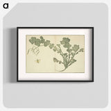 アートポスター-Hokusai's leaf - 葛飾 北斎 Poster.