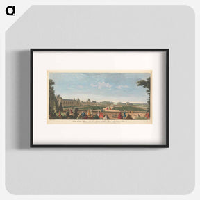 アートポスター-View of the Flower Garden, & part of the Palace of Fountainbleau
 - イェール大学アートギャラリー Poster.