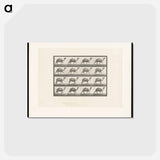 アートポストカード-Humpback Camel
 - エドワード マイブリッジ Postcard.