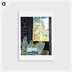 アートポストカード-The Silence that Lives in Houses - アンリ マティス Postcard.