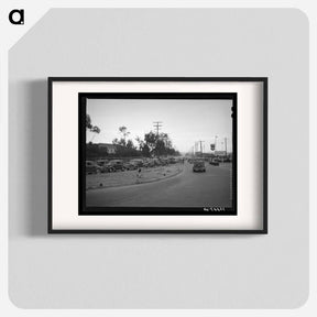 アートポスター-Traffic at Intersection
 - ラッセル リー Poster.