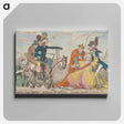 アートパネル-Taming of the Shrew. Katharine and Petruchio - The Modern Quixotte, or, What You Will
 - イェール大学アートギャラリー Canvas.