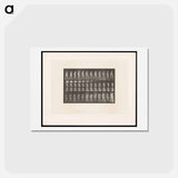 アートポストカード-Ascending Nude
 - エドワード マイブリッジ Postcard.