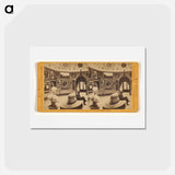 アートポストカード-Views in Woodward's Gardens
 - エドワード マイブリッジ Postcard.