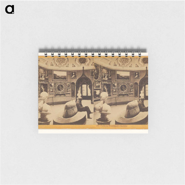 アートメモ帳-Views in Woodward's Gardens
 - エドワード マイブリッジ Memo.