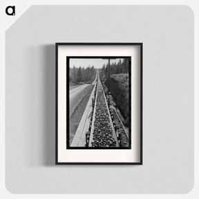 アートポスター-Gravel on Conveyor Belt, Shasta Dam
 - ラッセル リー Poster.