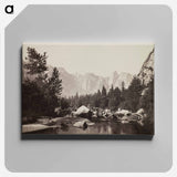 アートパネル-On the Merced, Distant View of Cathedral Rocks
 - セントルイス美術館 Canvas.