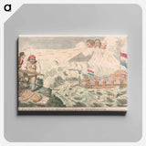 アートパネル-The Raft in Danger of the Republican Disappointed
 - イェール大学アートギャラリー Canvas.