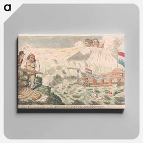 アートパネル-The Raft in Danger of the Republican Disappointed
 - イェール大学アートギャラリー Canvas.