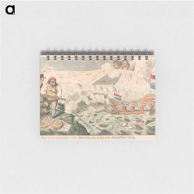 アートメモ帳-The Raft in Danger of the Republican Disappointed
 - イェール大学アートギャラリー Memo.