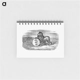 アートメモ帳-Lion from Illustrated Denmark's History For Folke
 - 大英図書館 Memo.