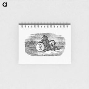 アートメモ帳-Lion from Illustrated Denmark's History For Folke
 - 大英図書館 Memo.
