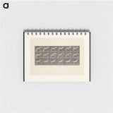アートメモ帳-Rocking Horse and Rolling Barrel
 - エドワード マイブリッジ Memo.