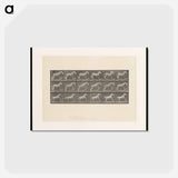アートポストカード-Rocking Horse and Rolling Barrel
 - エドワード マイブリッジ Postcard.