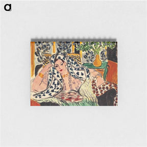 アートメモ帳-Odalisque with Black Armchair - アンリ マティス Memo.