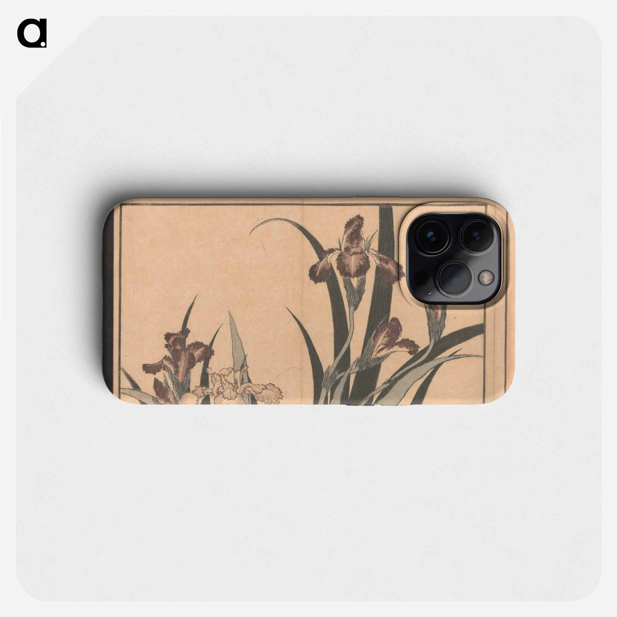 Iris - 葛飾 北斎 Phone Case.