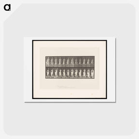 アートポストカード-Running Woman
 - エドワード マイブリッジ Postcard.