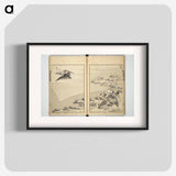 Hokusai's One Hundred Views of Mount Fuji - Katsushika Hokusai Poster.