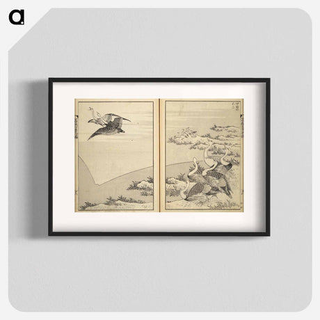アートポスター-Hokusai's One Hundred Views of Mount Fuji - 葛飾 北斎 Poster.