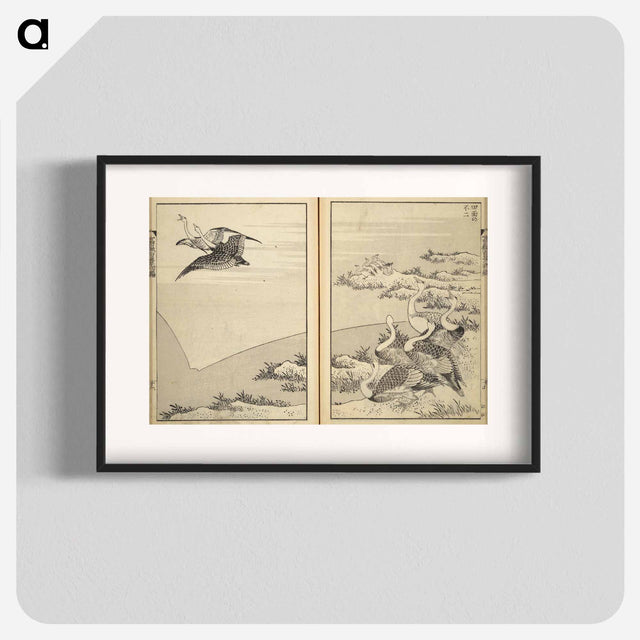 アートポスター-Hokusai's One Hundred Views of Mount Fuji - 葛飾 北斎 Poster.