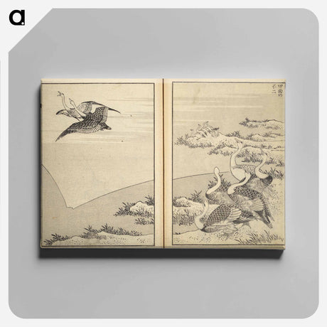 アートパネル-Hokusai's One Hundred Views of Mount Fuji - 葛飾 北斎 Canvas.
