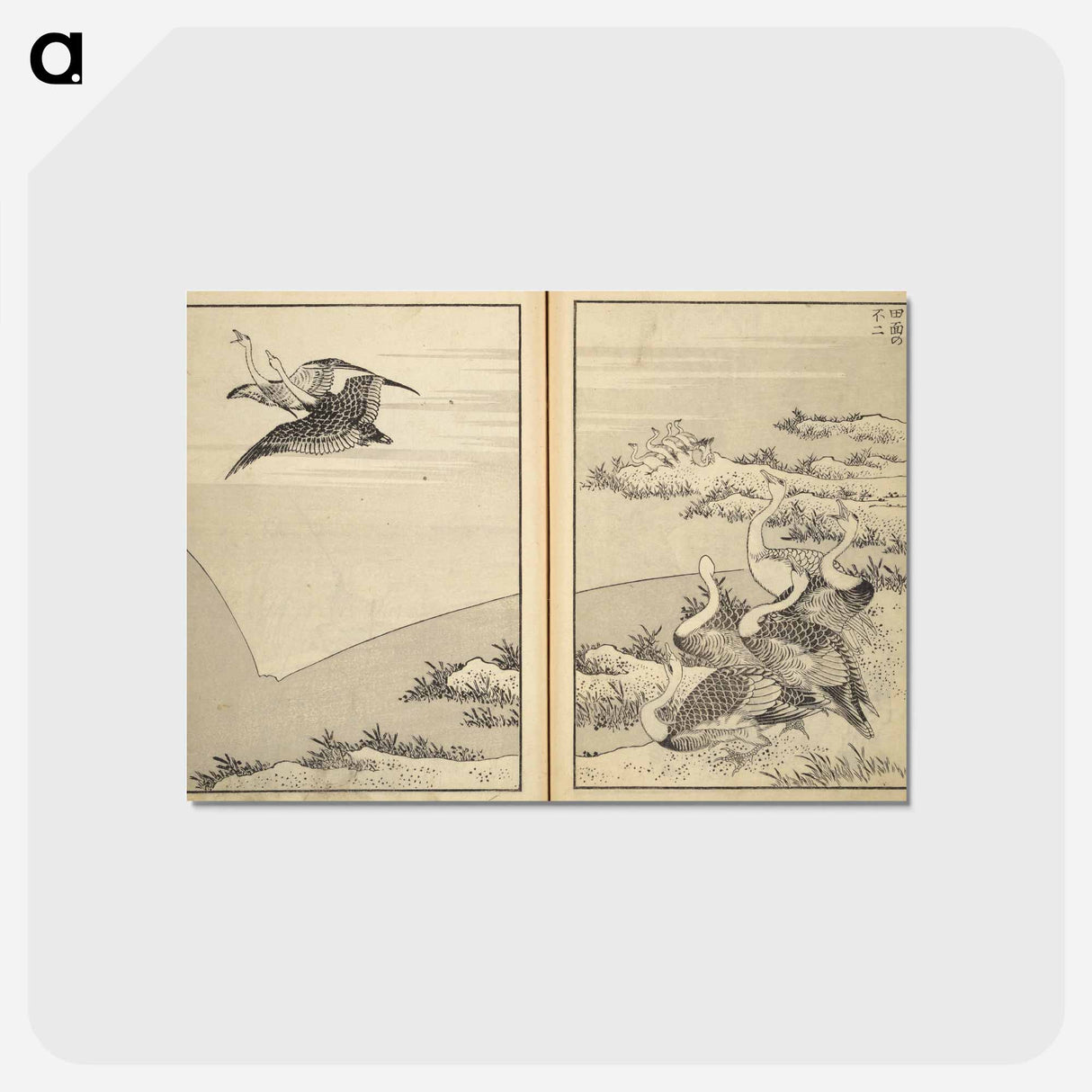 アートポストカード-Hokusai's One Hundred Views of Mount Fuji - 葛飾 北斎 Postcard.