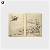 アートポストカード-Hokusai's One Hundred Views of Mount Fuji - 葛飾 北斎 Postcard.