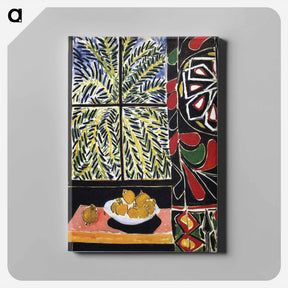 アートパネル-Interior with Egyptian Curtain - アンリ マティス Canvas.