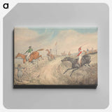 アートパネル-Steeplechasing: The Field Jumping Into and Out of a Lane
 - イェール大学アートギャラリー Canvas.