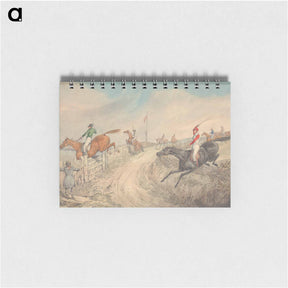 アートメモ帳-Steeplechasing: The Field Jumping Into and Out of a Lane
 - イェール大学アートギャラリー Memo.