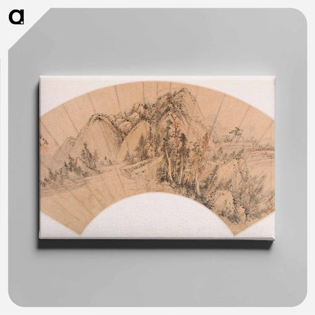 アートパネル-Fan–Mountain Landscape
 - バーンズ・コレクション Canvas.